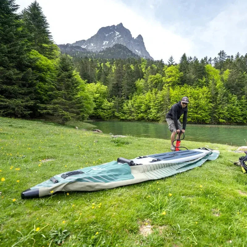 Kayak Gonflable Caliber Pêche Aqua Marina pour 2 personnes