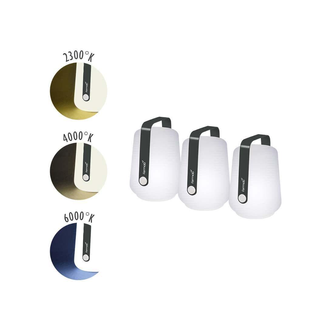 Fermob BALAD lot de 3 lampes H12
