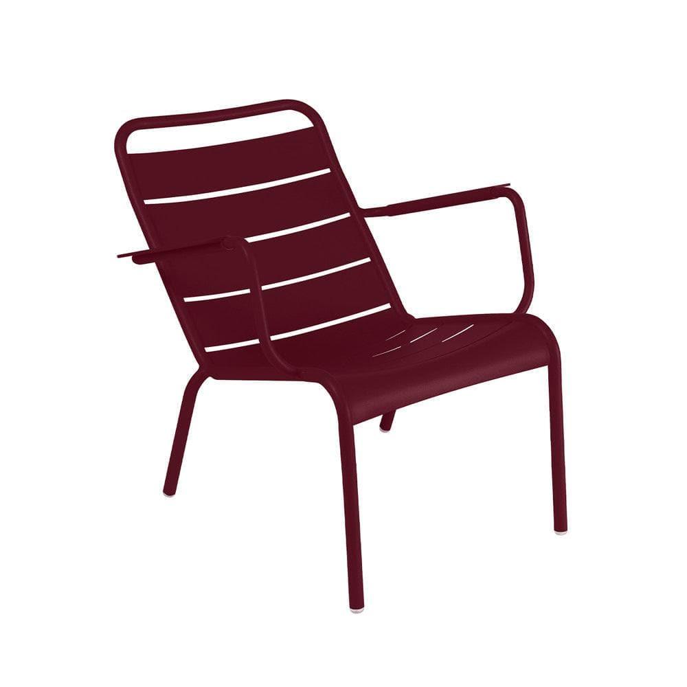 Tiefer Gartensessel LUXEMBOURG-Fermob-Schwarzkirsche- | Homestorys