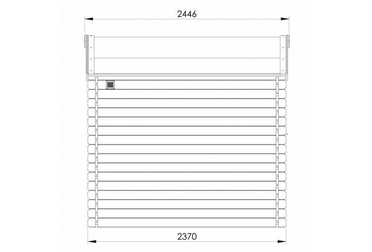 Abri de jardin NICO  - 2,8m²