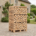 Palette de bois de chauffage en bûches de 30 cm